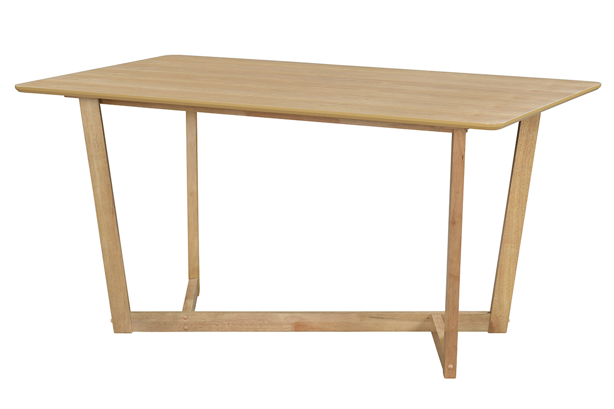 Table design rectangulaire en bois clair L150 cm KOUK