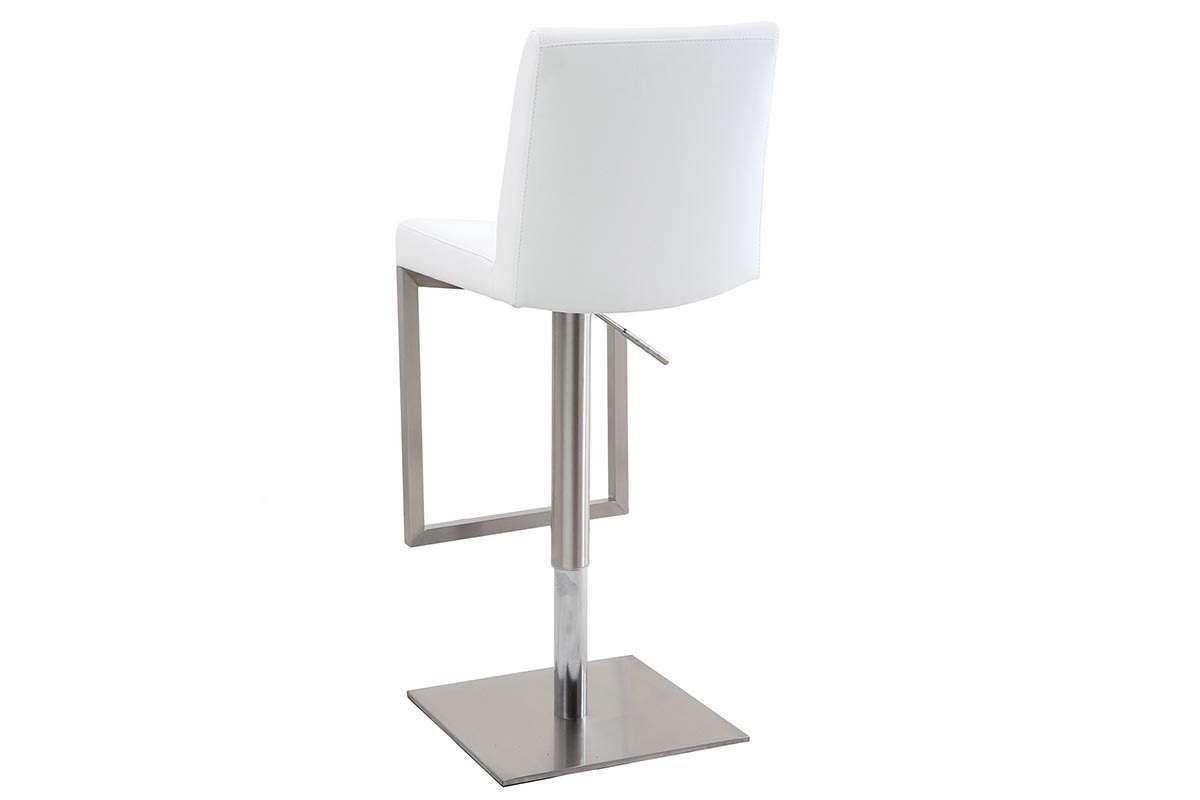 Tabouret de bar design blanc KYLE