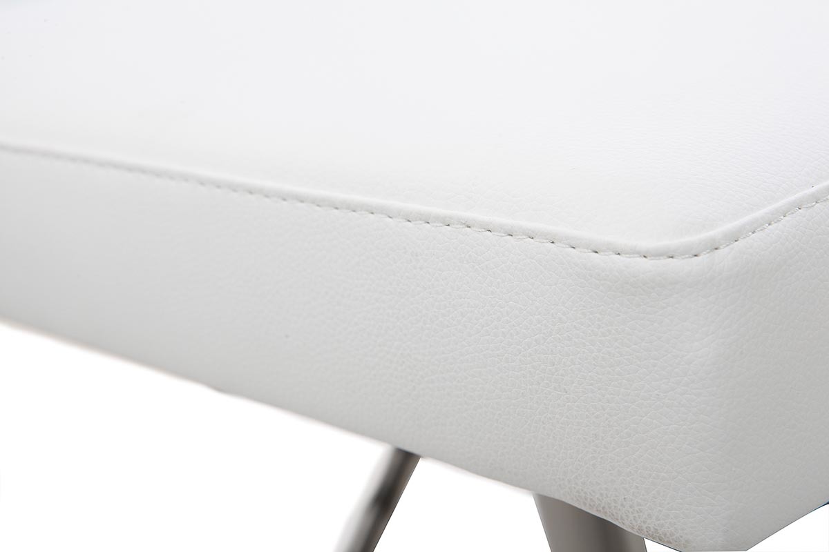 Tabouret de bar design blanc KYLE