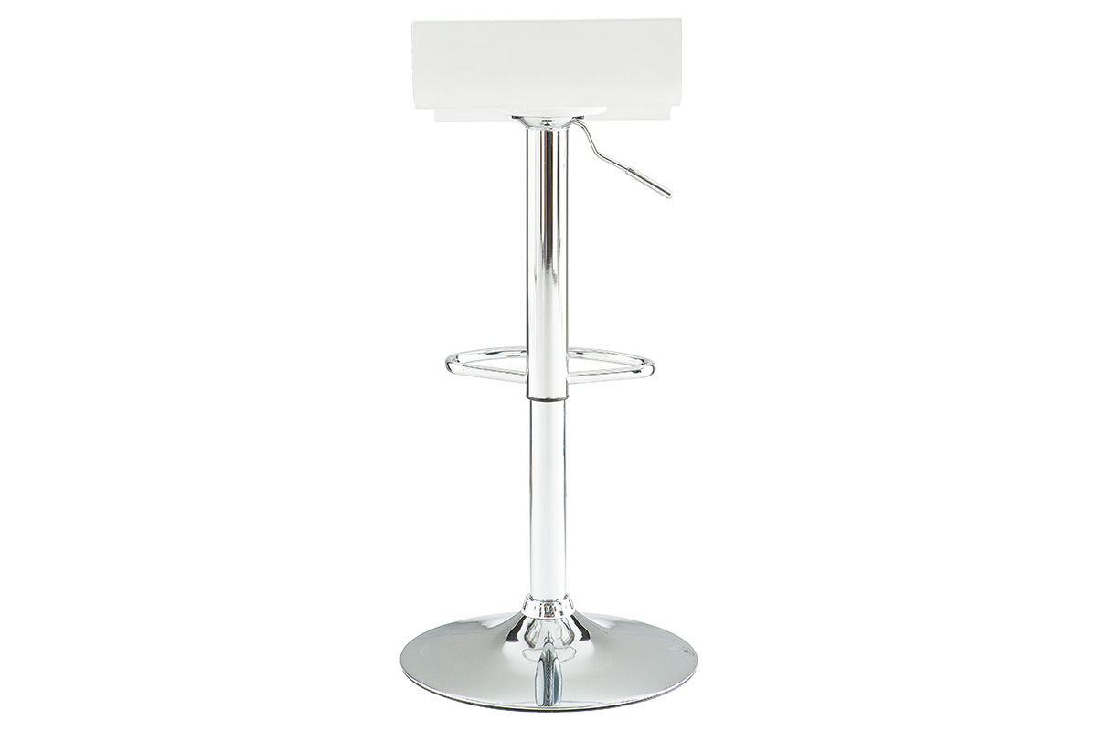 Tabouret de bar design blanc SURF V2