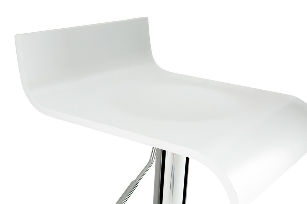 Tabouret de bar design blanc SURF V2