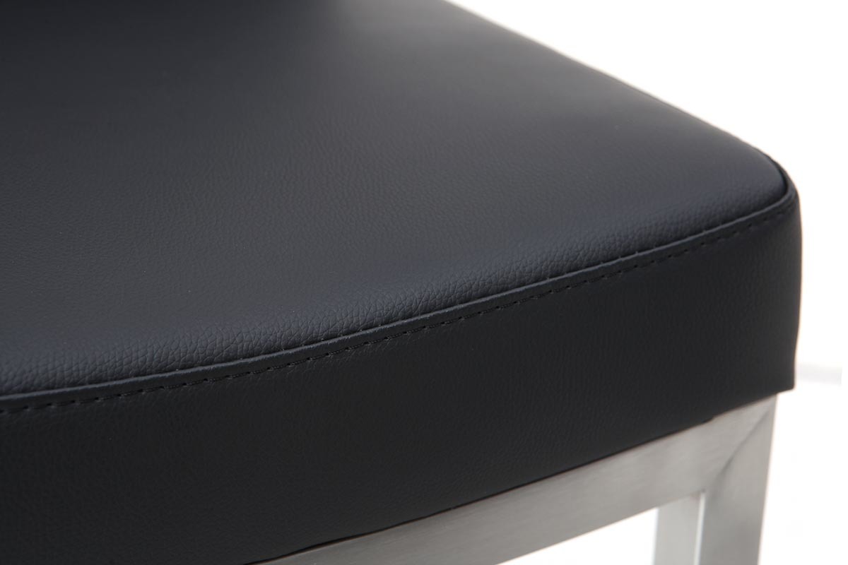 Tabouret de bar design noir KYLE