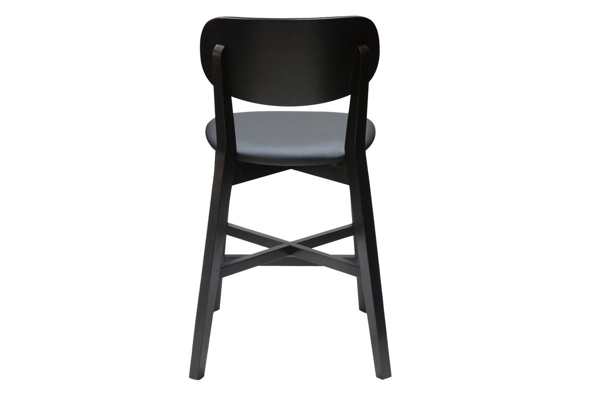 Tabouret de bar noir H65 cm LUCIA