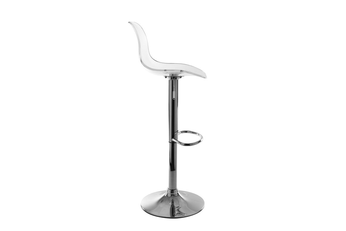 Tabouret de bar transparent GALILEO