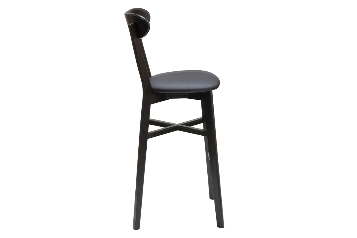 Tabouret de bar vintage noir H75 cm DOVE