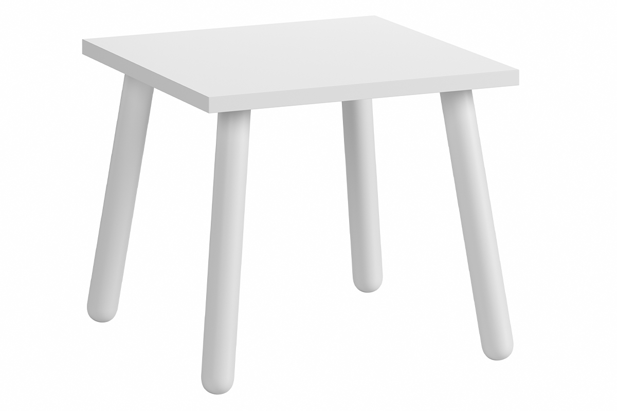 Tabouret enfant blanc FOXY