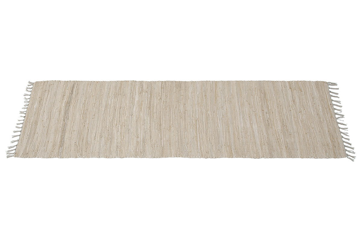 Tapis de couloir taupe 60 x 200 cm AUBAGNE