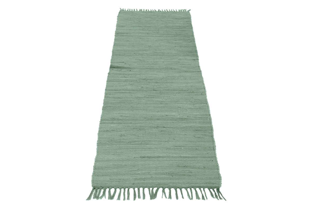 Tapis de couloir vert cladon 60 x 200 cm AUBAGNE