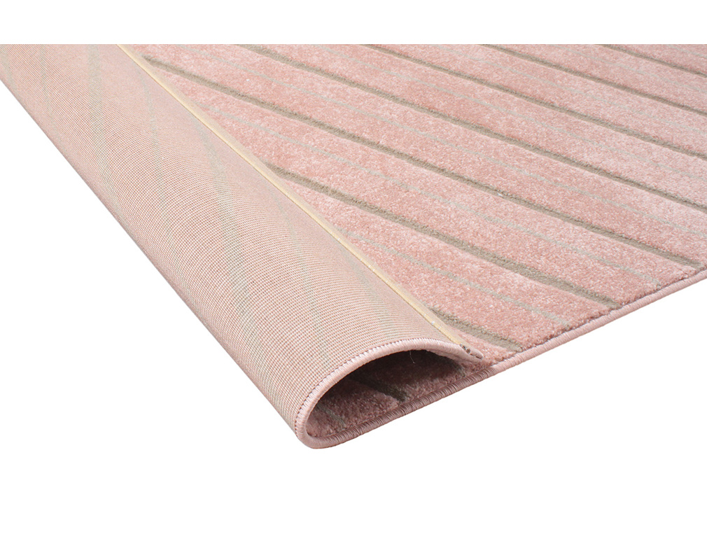 Tapis Moderne Rose 160 X 230 Cm Palm Miliboo