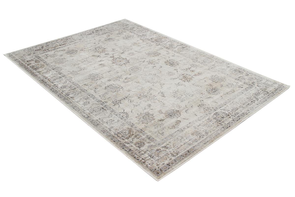 Tapis vintage en viscose avec motifs gris 160 x 230 cm RYAD