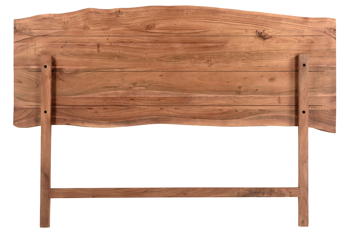 Tte de lit  poser en bois massif L160 cm BOHEMIAN