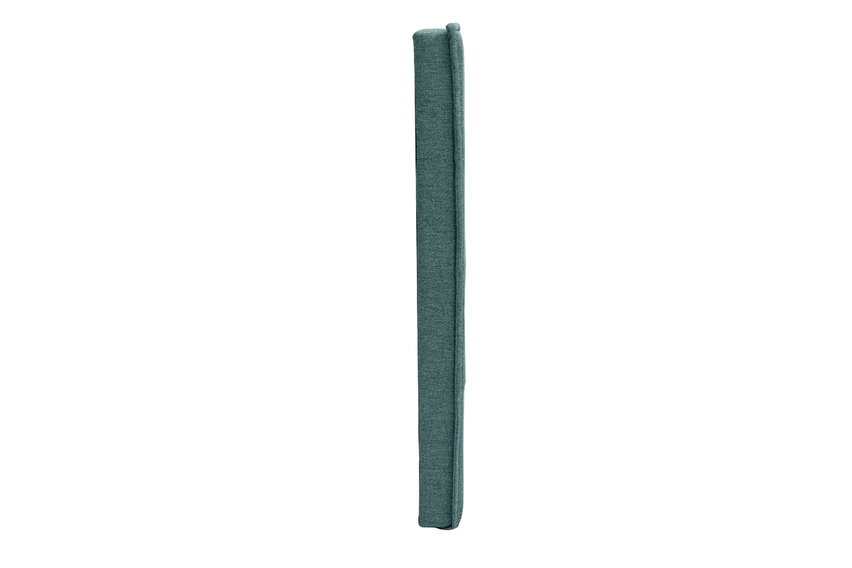 Tte de lit en tissu vert de gris L170 cm SUKA